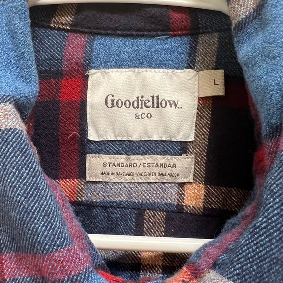 Goodfellow Plaid Shirt - Picture 2 of 3